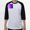 Raglan 3/4 Roundneck Shirt (White Body) Raglan 3/4 Roundneck Shirt (White Body) Thumbnail