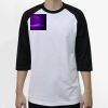 Raglan 3/4 Roundneck Shirt (White Body) Raglan 3/4 Roundneck Shirt (White Body) Thumbnail