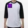 Raglan 3/4 Roundneck Shirt (White Body) Raglan 3/4 Roundneck Shirt (White Body) Thumbnail