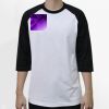 Raglan 3/4 Roundneck Shirt (White Body) Raglan 3/4 Roundneck Shirt (White Body) Thumbnail