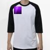 Raglan 3/4 Roundneck Shirt (White Body) Raglan 3/4 Roundneck Shirt (White Body) Thumbnail