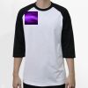 Raglan 3/4 Roundneck Shirt (White Body) Raglan 3/4 Roundneck Shirt (White Body) Thumbnail