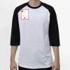 Raglan 3/4 Roundneck Shirt (White Body) Thumbnail