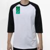 Raglan 3/4 Roundneck Shirt (White Body) Raglan 3/4 Roundneck Shirt (White Body) Thumbnail