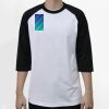 Raglan 3/4 Roundneck Shirt (White Body) Raglan 3/4 Roundneck Shirt (White Body) Thumbnail