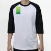 Raglan 3/4 Roundneck Shirt (White Body) Raglan 3/4 Roundneck Shirt (White Body) Thumbnail