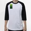Raglan 3/4 Roundneck Shirt (White Body) Raglan 3/4 Roundneck Shirt (White Body) Thumbnail