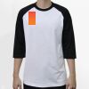 Raglan 3/4 Roundneck Shirt (White Body) Raglan 3/4 Roundneck Shirt (White Body) Thumbnail