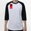 Raglan 3/4 Roundneck Shirt (White Body) Raglan 3/4 Roundneck Shirt (White Body) Thumbnail