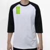 Raglan 3/4 Roundneck Shirt (White Body) Raglan 3/4 Roundneck Shirt (White Body) Thumbnail