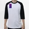 Raglan 3/4 Roundneck Shirt (White Body) Raglan 3/4 Roundneck Shirt (White Body) Thumbnail