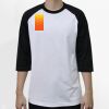 Raglan 3/4 Roundneck Shirt (White Body) Raglan 3/4 Roundneck Shirt (White Body) Thumbnail
