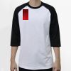 Raglan 3/4 Roundneck Shirt (White Body) Raglan 3/4 Roundneck Shirt (White Body) Thumbnail
