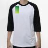 Raglan 3/4 Roundneck Shirt (White Body) Raglan 3/4 Roundneck Shirt (White Body) Thumbnail