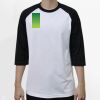 Raglan 3/4 Roundneck Shirt (White Body) Thumbnail