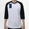 Raglan 3/4 Roundneck Shirt (White Body) Raglan 3/4 Roundneck Shirt (White Body) Thumbnail
