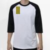 Raglan 3/4 Roundneck Shirt (White Body) Thumbnail