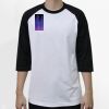 Raglan 3/4 Roundneck Shirt (White Body) Raglan 3/4 Roundneck Shirt (White Body) Thumbnail