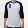 Raglan 3/4 Roundneck Shirt (White Body) Raglan 3/4 Roundneck Shirt (White Body) Thumbnail