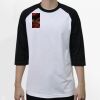 Raglan 3/4 Roundneck Shirt (White Body) Raglan 3/4 Roundneck Shirt (White Body) Thumbnail
