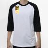 Raglan 3/4 Roundneck Shirt (White Body) Thumbnail