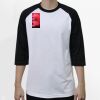 Raglan 3/4 Roundneck Shirt (White Body) Thumbnail
