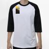 Raglan 3/4 Roundneck Shirt (White Body) Thumbnail