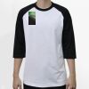 Raglan 3/4 Roundneck Shirt (White Body) Thumbnail