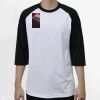 Raglan 3/4 Roundneck Shirt (White Body) Thumbnail