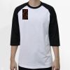 Raglan 3/4 Roundneck Shirt (White Body) Thumbnail