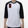 Raglan 3/4 Roundneck Shirt (White Body) Thumbnail
