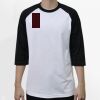 Raglan 3/4 Roundneck Shirt (White Body) Thumbnail