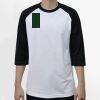 Raglan 3/4 Roundneck Shirt (White Body) Thumbnail