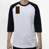 Raglan 3/4 Roundneck Shirt (White Body) Thumbnail