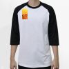 Raglan 3/4 Roundneck Shirt (White Body) Thumbnail