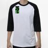 Raglan 3/4 Roundneck Shirt (White Body) Thumbnail
