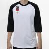 Raglan 3/4 Roundneck Shirt (White Body) Thumbnail