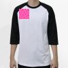 Raglan 3/4 Roundneck Shirt (White Body) Raglan 3/4 Roundneck Shirt (White Body) Thumbnail