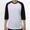 Raglan 3/4 Roundneck Shirt (White Body) Raglan 3/4 Roundneck Shirt (White Body) Thumbnail