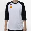 Raglan 3/4 Roundneck Shirt (White Body) Raglan 3/4 Roundneck Shirt (White Body) Thumbnail