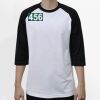 Raglan 3/4 Roundneck Shirt (White Body) Thumbnail