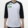 Raglan 3/4 Roundneck Shirt (White Body) Raglan 3/4 Roundneck Shirt (White Body) Thumbnail