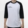 Raglan 3/4 Roundneck Shirt (White Body) Thumbnail