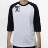 Raglan 3/4 Roundneck Shirt (White Body) Raglan 3/4 Roundneck Shirt (White Body) Thumbnail