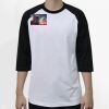 Raglan 3/4 Roundneck Shirt (White Body) Thumbnail