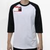 Raglan 3/4 Roundneck Shirt (White Body) Thumbnail