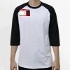 Raglan 3/4 Roundneck Shirt (White Body) Thumbnail