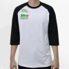 Raglan 3/4 Roundneck Shirt (White Body) Raglan 3/4 Roundneck Shirt (White Body) Thumbnail