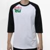 Raglan 3/4 Roundneck Shirt (White Body) Raglan 3/4 Roundneck Shirt (White Body) Thumbnail