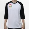 Raglan 3/4 Roundneck Shirt (White Body) Raglan 3/4 Roundneck Shirt (White Body) Thumbnail